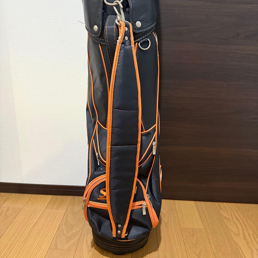 Srixon ゴルフバッグ・キャディバッグ 黒/オレンジ