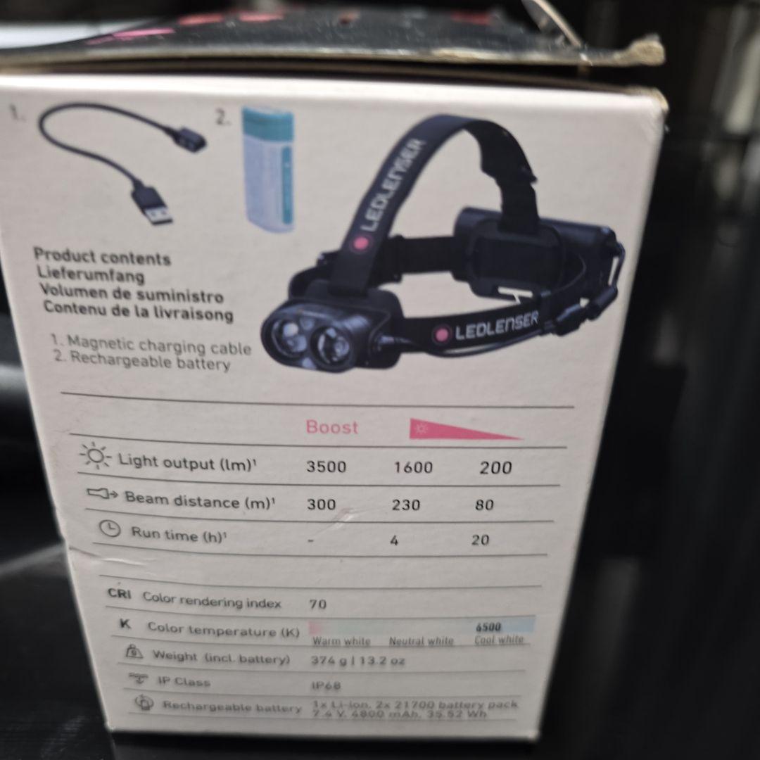 な*み様 LEDLENSER H19R CORE　レッドレンザー　バッテリー２個