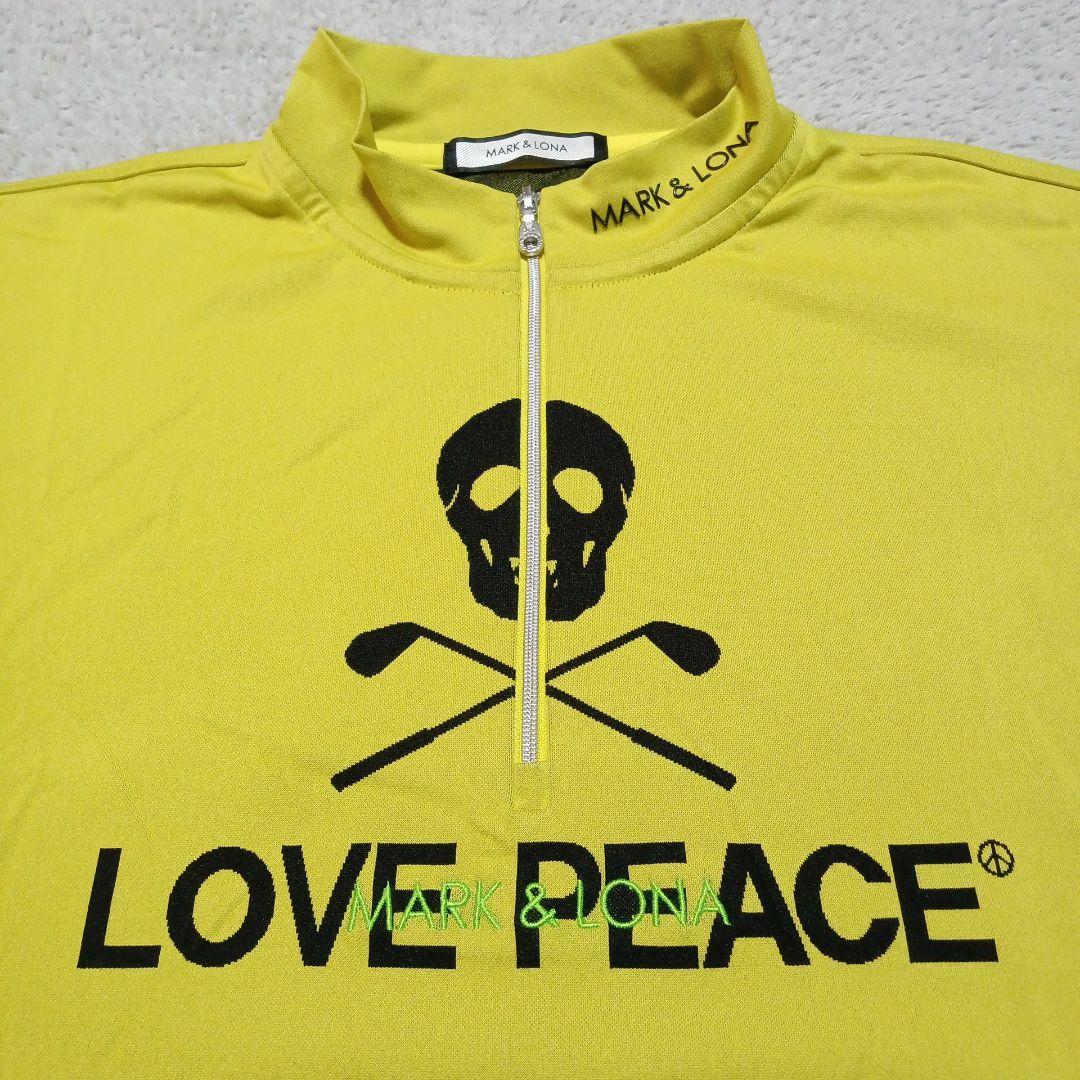 マークアンドロナ ゴルフ 半袖 モックネック ジップアップ カットソー