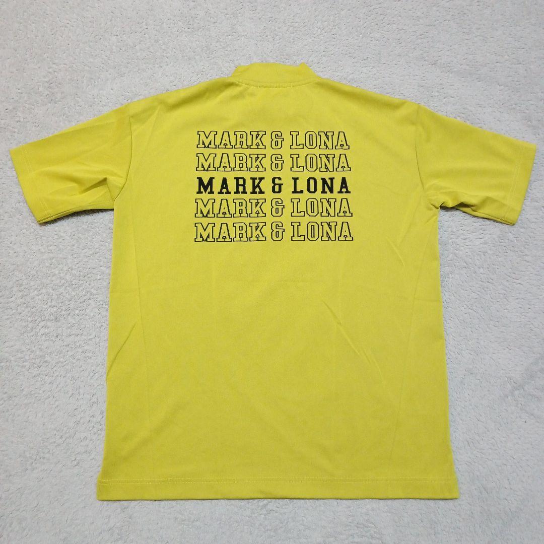 マークアンドロナ ゴルフ 半袖 モックネック ジップアップ カットソー