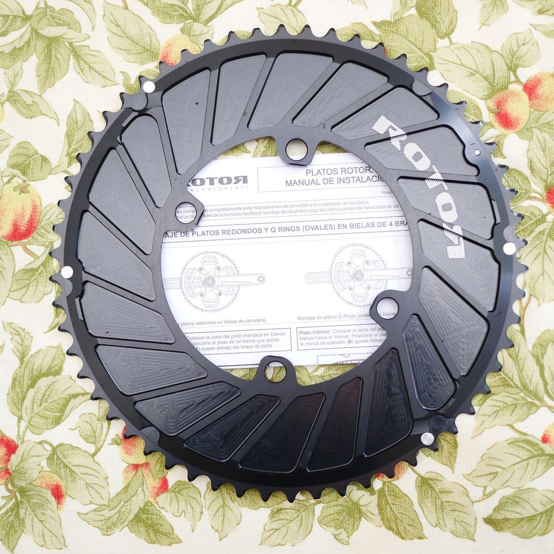 選手支給品 Rotor エアロラウンド アウターリング 58T シマノ対応 プロ