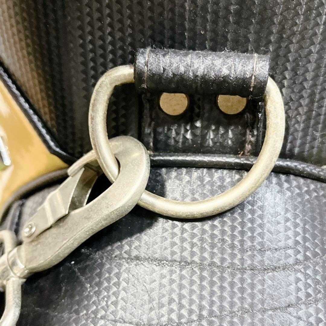 SHERIFF キャディバッグ スカルデザイン　ブラック ゴールド