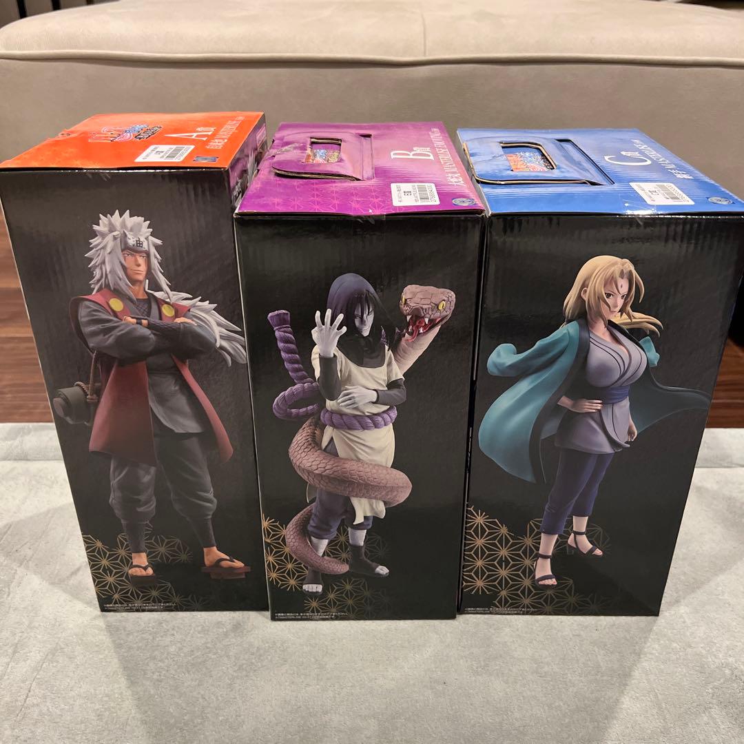 j*o様 一番くじ NARUTO-ナルト- 疾風伝 伝説の三忍 A・B・C賞フィ