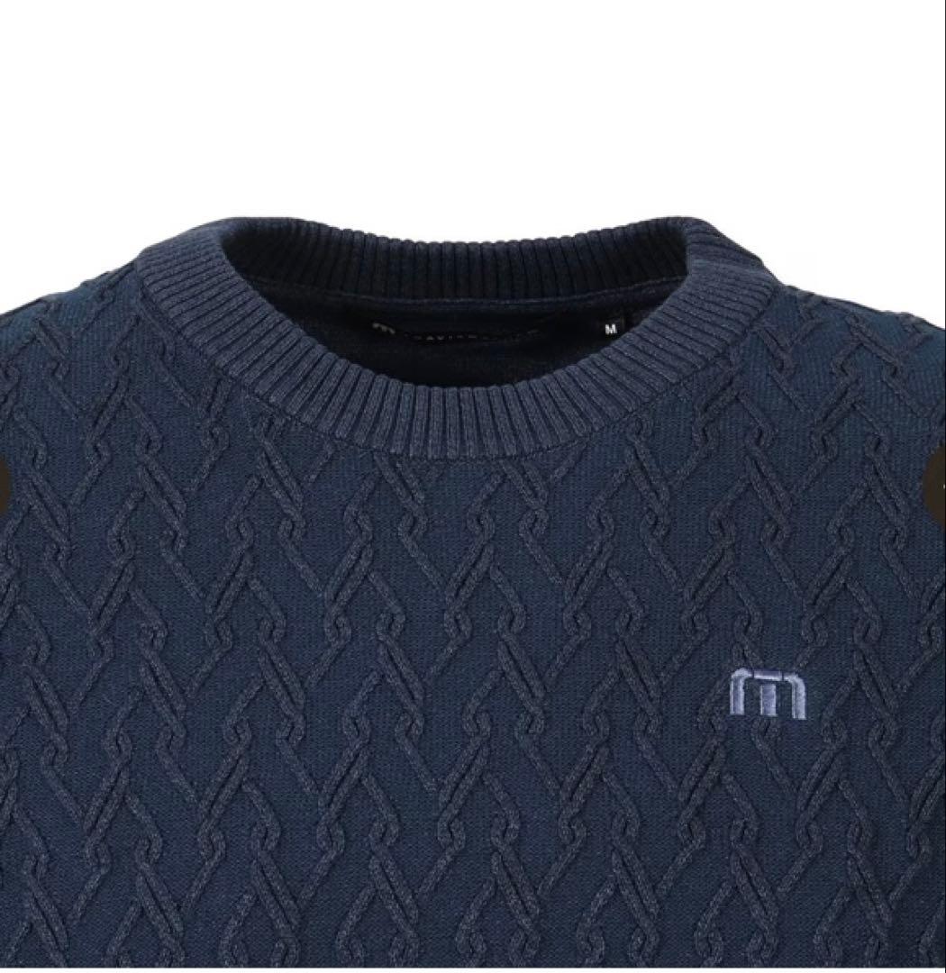 トラヴィスマシュー ケーブル クルーネック ニット、セーター 未使用タグ付 L