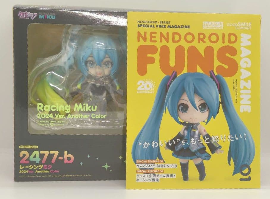 正規品　ねんどろいど レーシングミク　初音ミク　アナザー　マガジン　2024