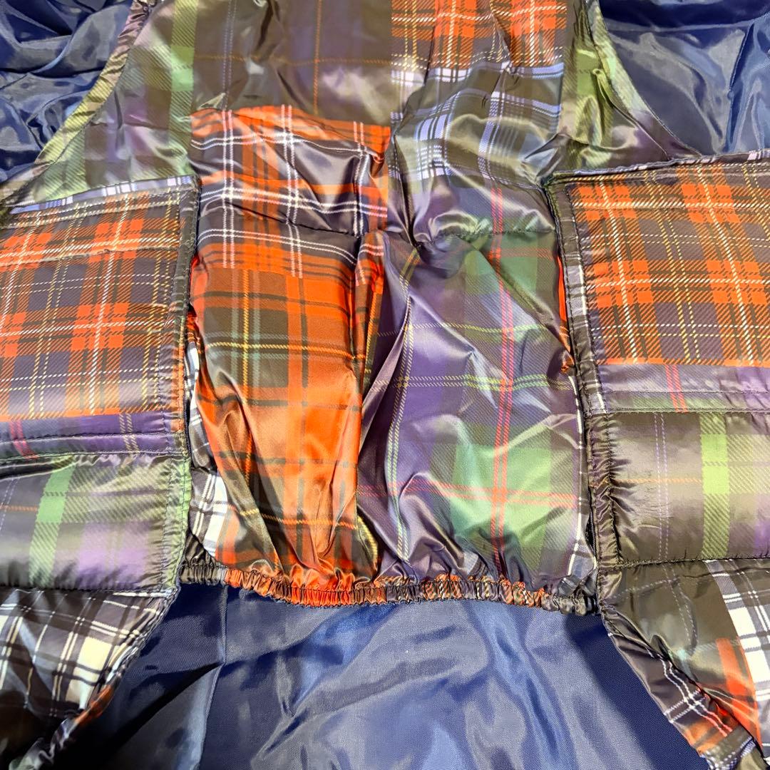 DOGDEPT ダウンベスト チェック柄　大型犬服　4L アウター　赤