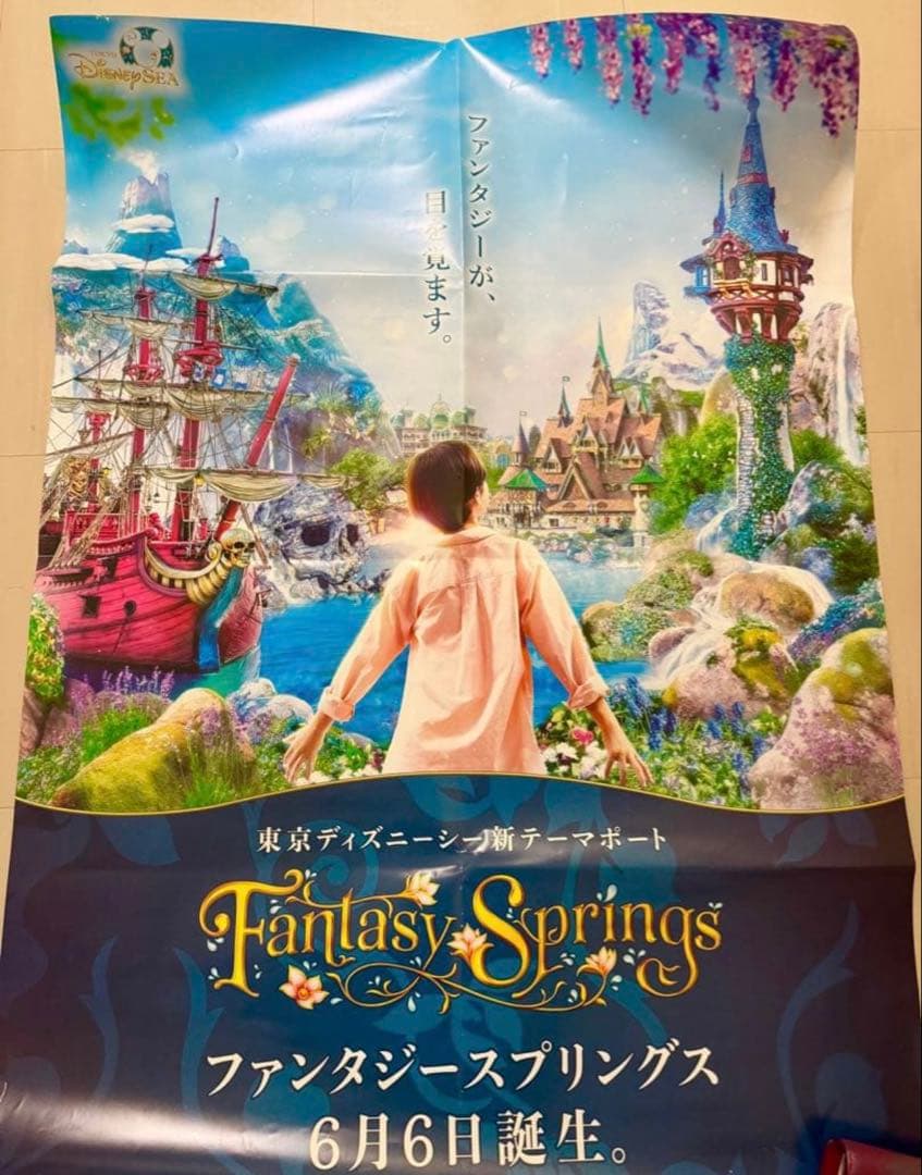 貴重★ ディズニーシー　実写　ポスター　販促用　非売品　大　B1 宣伝