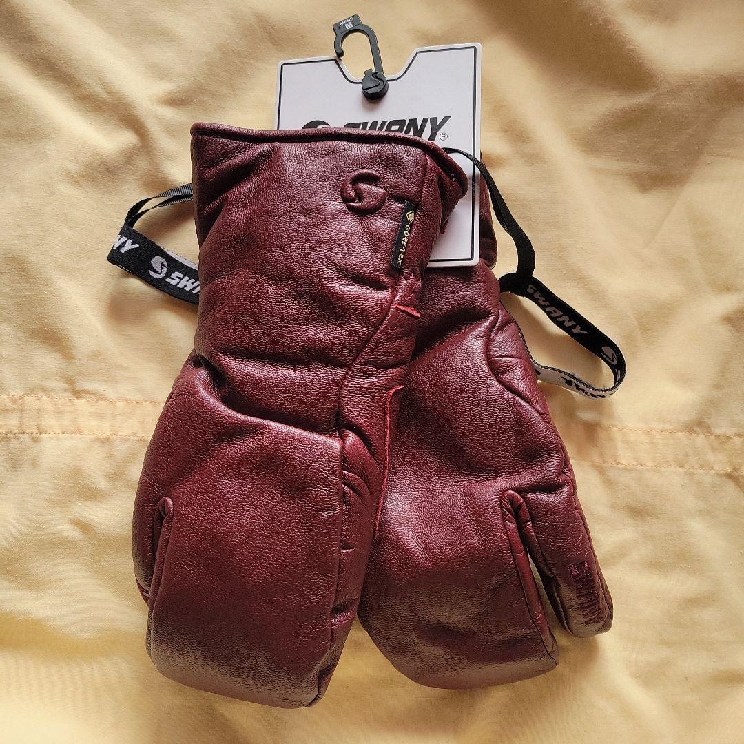 SWANYのGORE-TEX MEN'S スキー・スノボーレザー ミトングローブ