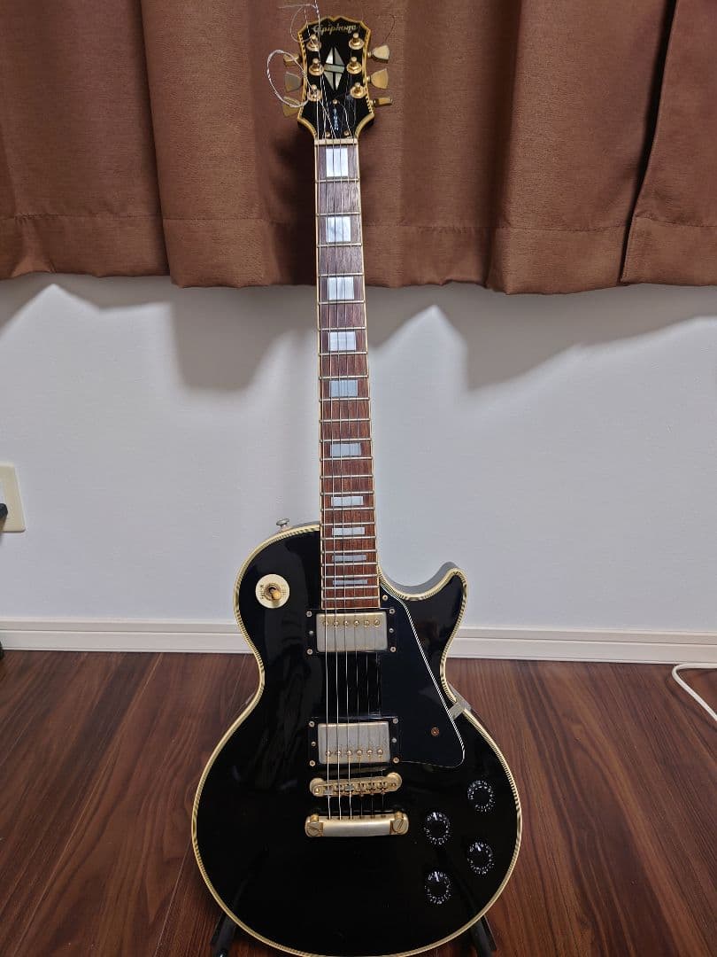 Epiphone ブラック エレキギター