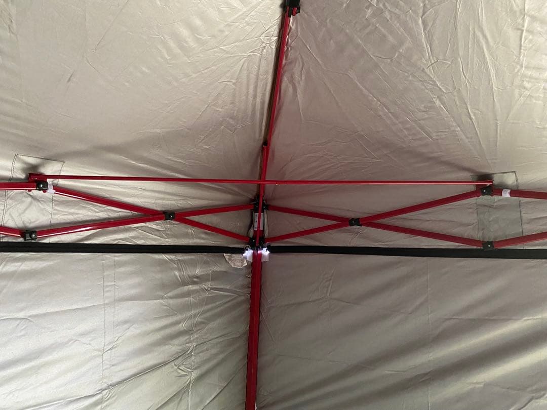 FIELDOOR ワンタッチタープテント 強化版(3.0×3.0)幕4枚付き