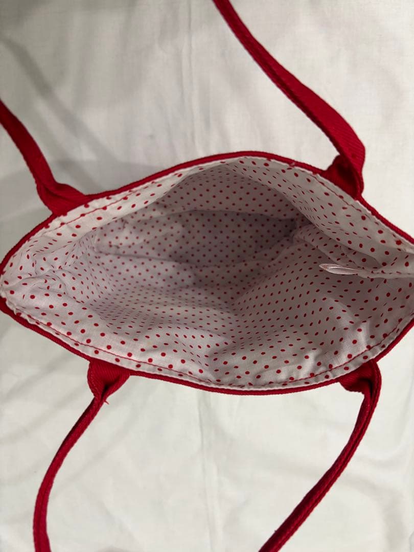 【希少】ハローキティ 2007年　刺繍 パッチワーク バッグ サンリオ