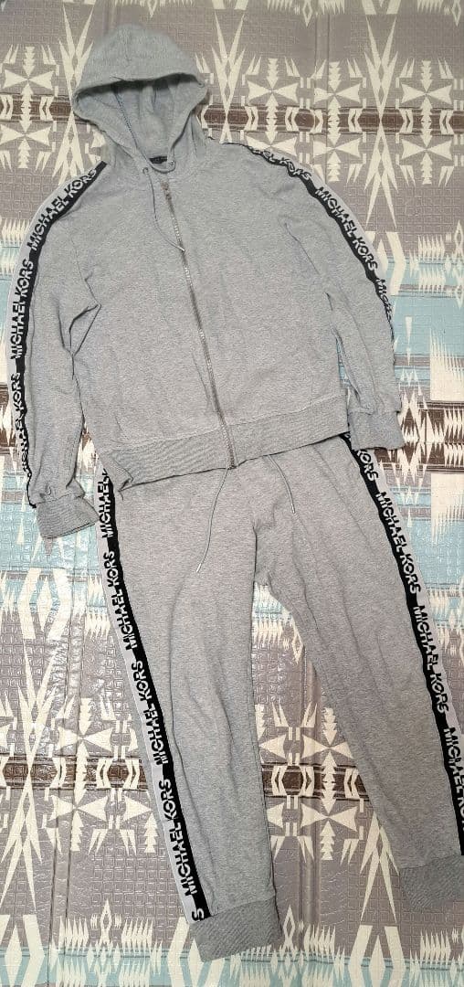 MICHAEL KORS　パーカー　スウェット　上下セット　グレー　Ｍ　メンズ