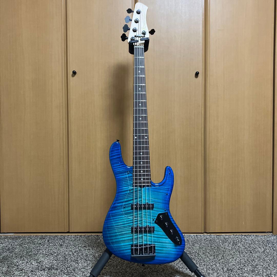 ベース kikuchi guitars custom 5st J bass