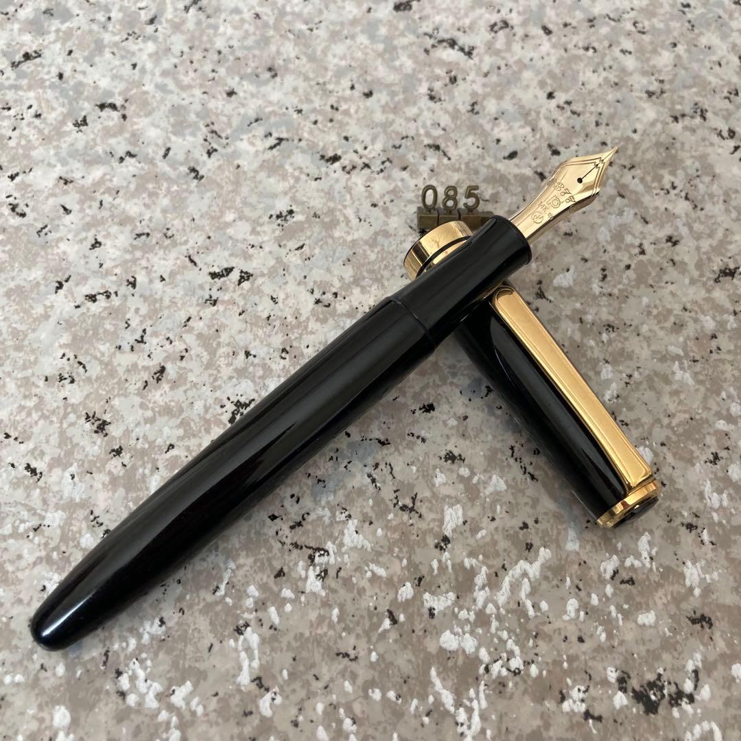 #085 オーバーホール済み 万年筆 PLATINUMプラチナ 3776 14k