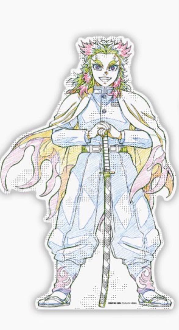 鬼滅の刃 煉獄杏寿郎 イラストスタンディPOP 原画版