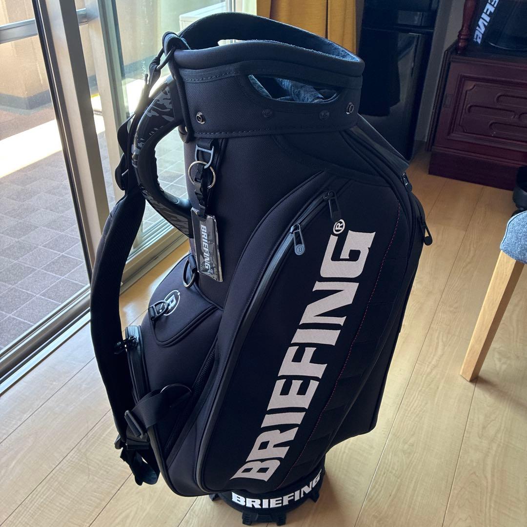 BRIEFING ブラック キャディバッグCR-3 ヘッド、アイアンカバー