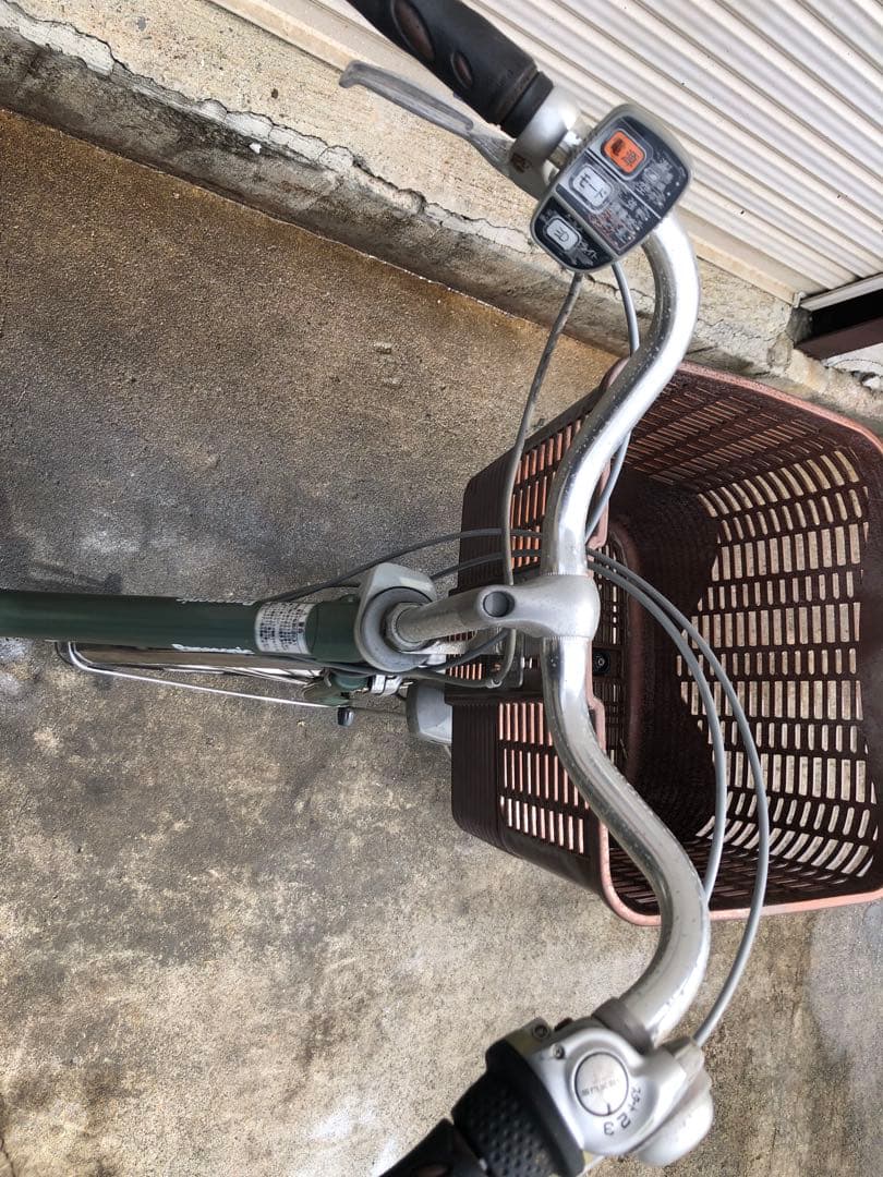 パナソニック電動アシスト自転車vivi24インチグリーン系ボディー