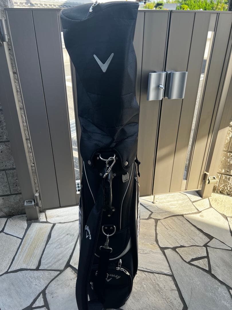 3CAT　Callaway キャロウェイ　キャディバッグ 黒 フード付き