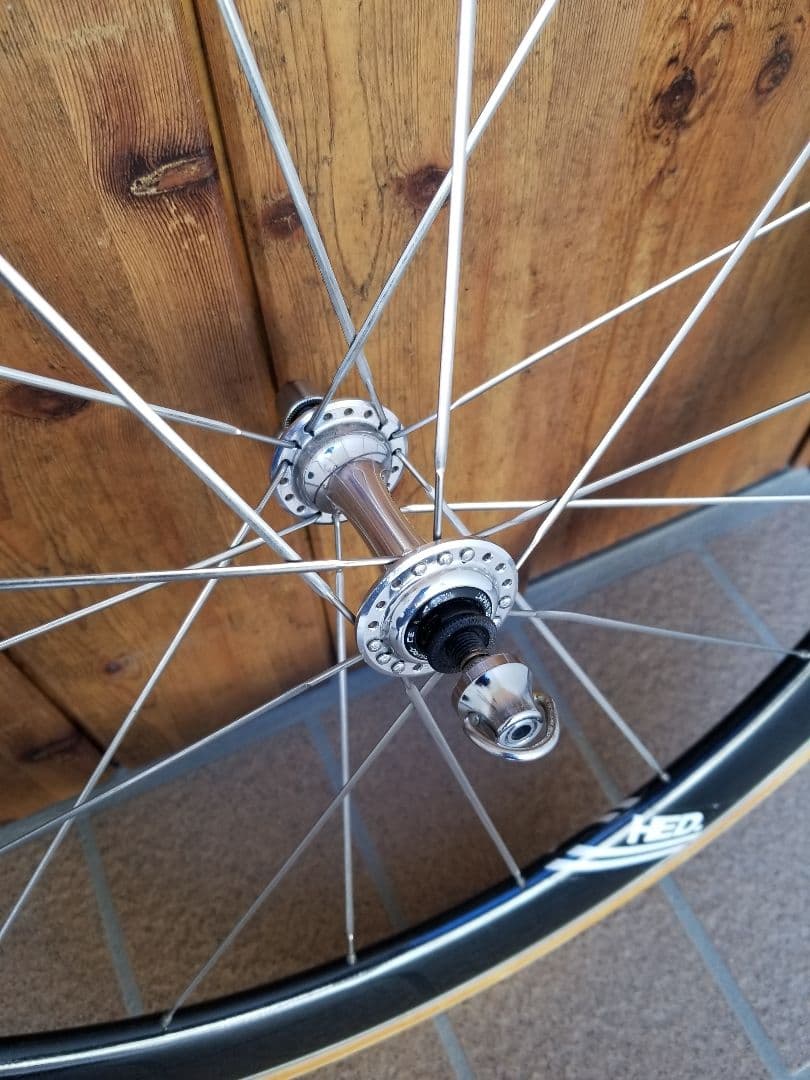 HED カーボン チューブラー フロント ホイール 700c