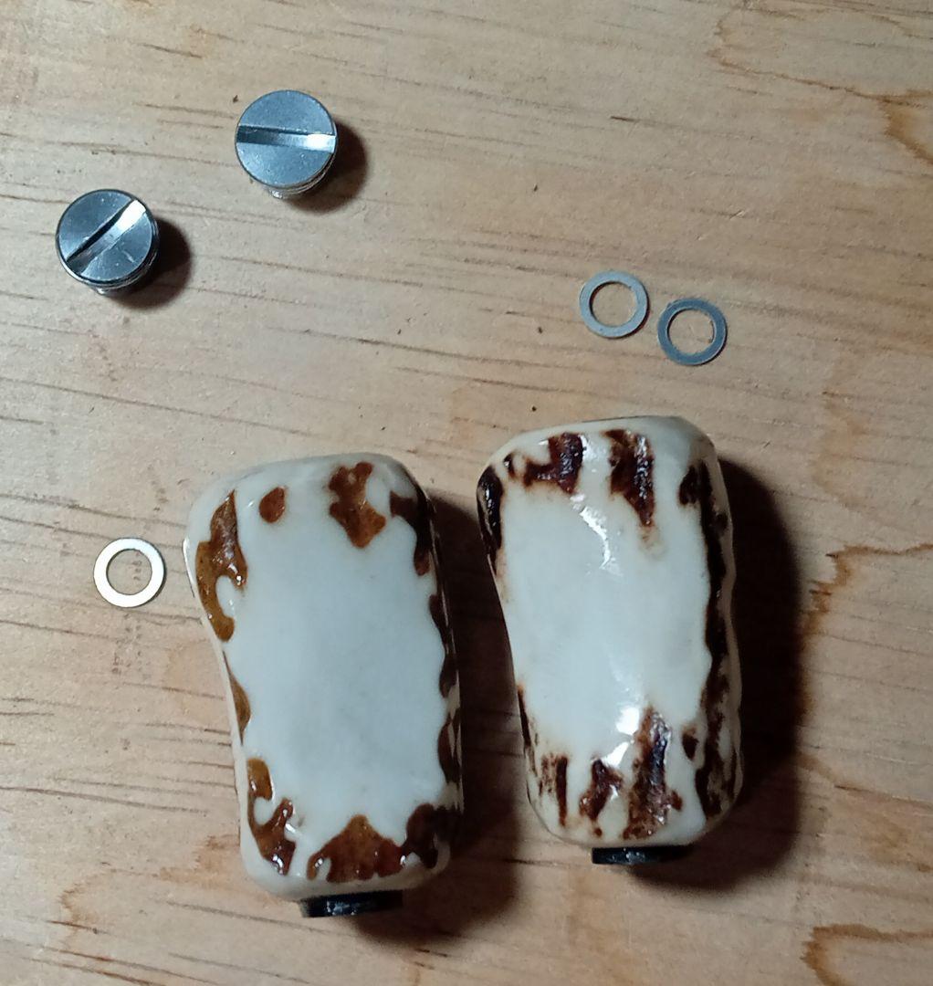 スタッグ　リールノブ　シマノ　ダイワ　ハンドルノブ　鹿角　ベイト　ダブル　左巻き