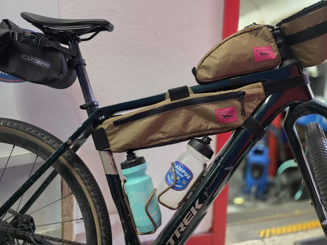 SWIFT INDUSTRIES ホールドファスト ハーフフレームバッグ L 茶