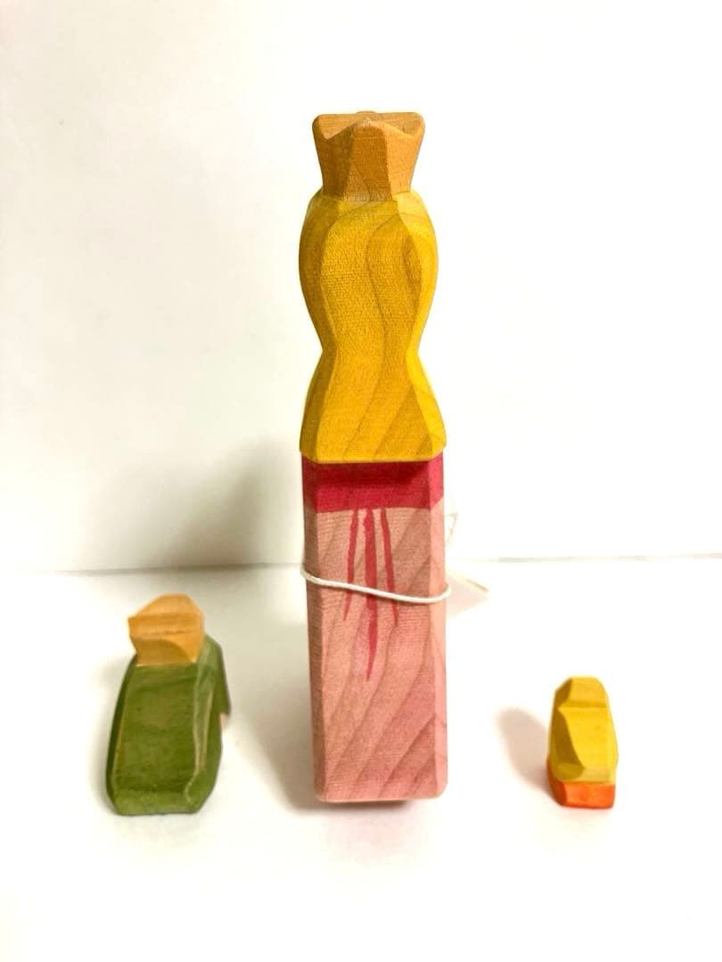 【新品】オストハイマー　カエルの王子のお姫様とカエルの王子&ひよこ　3点セット