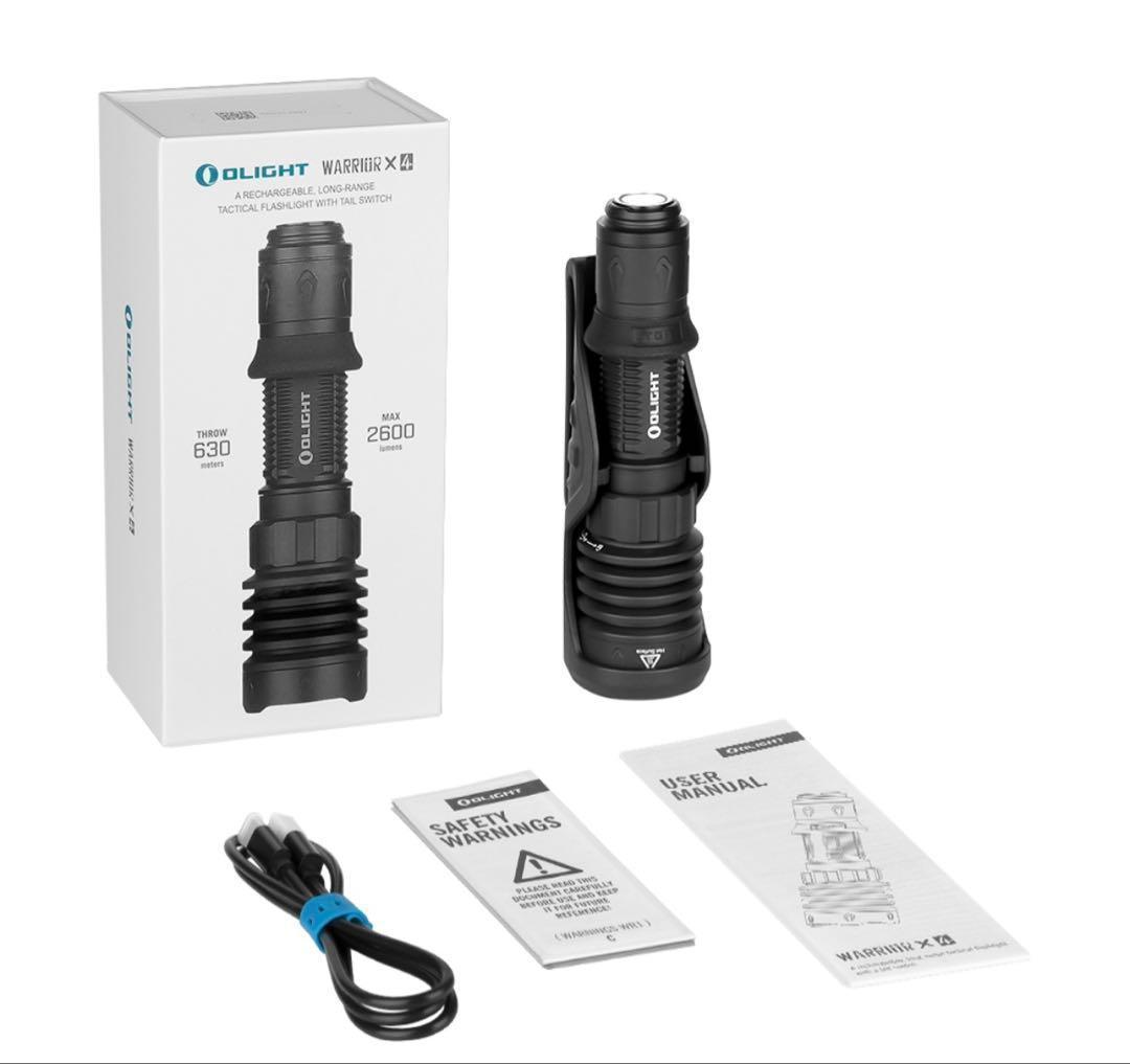 OLIGHT Warrior X 4 オーライト 強力 LED 懐中電灯　防災