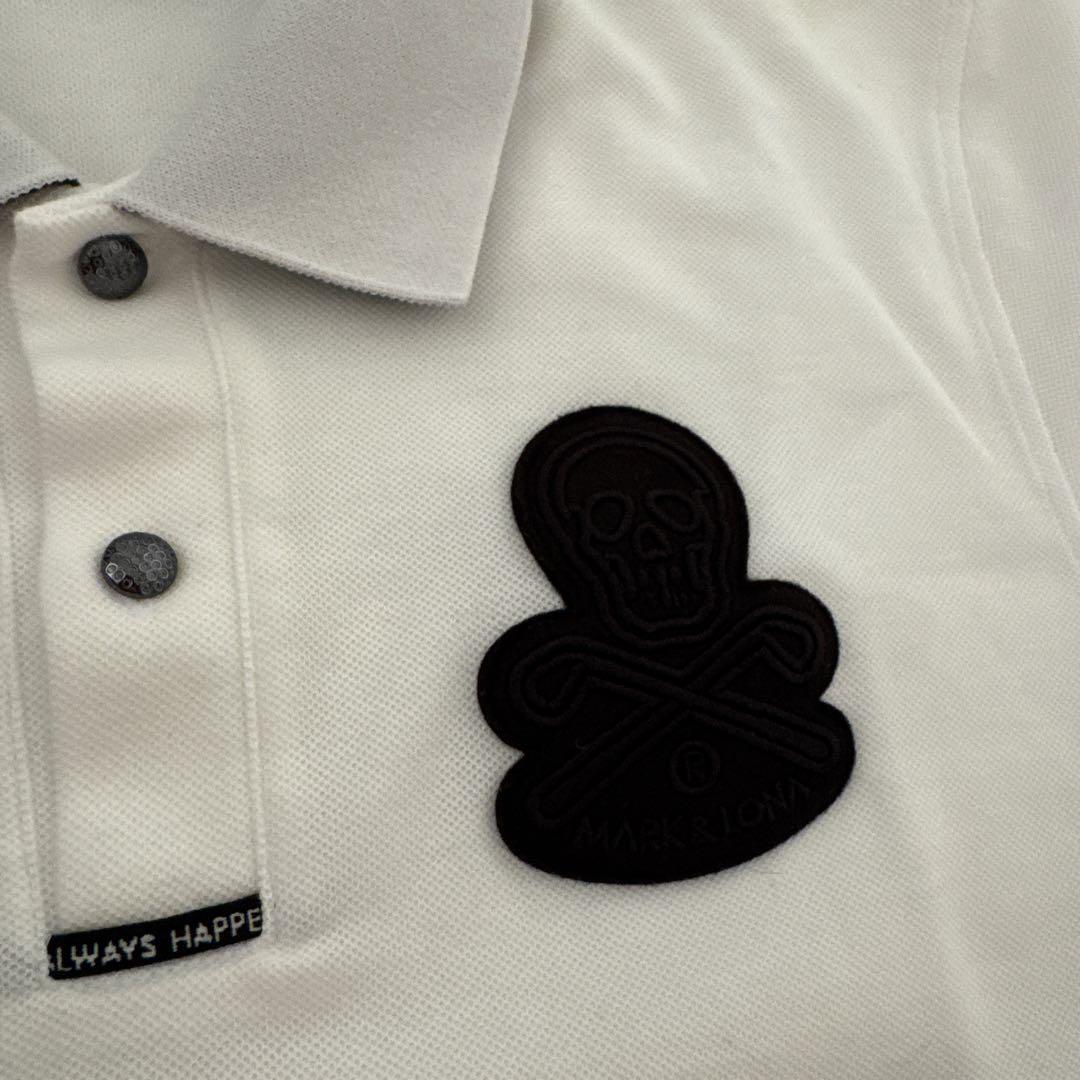 MARK & LONA マークアンドロナ　ゴルフ　 ホワイトポロシャツ