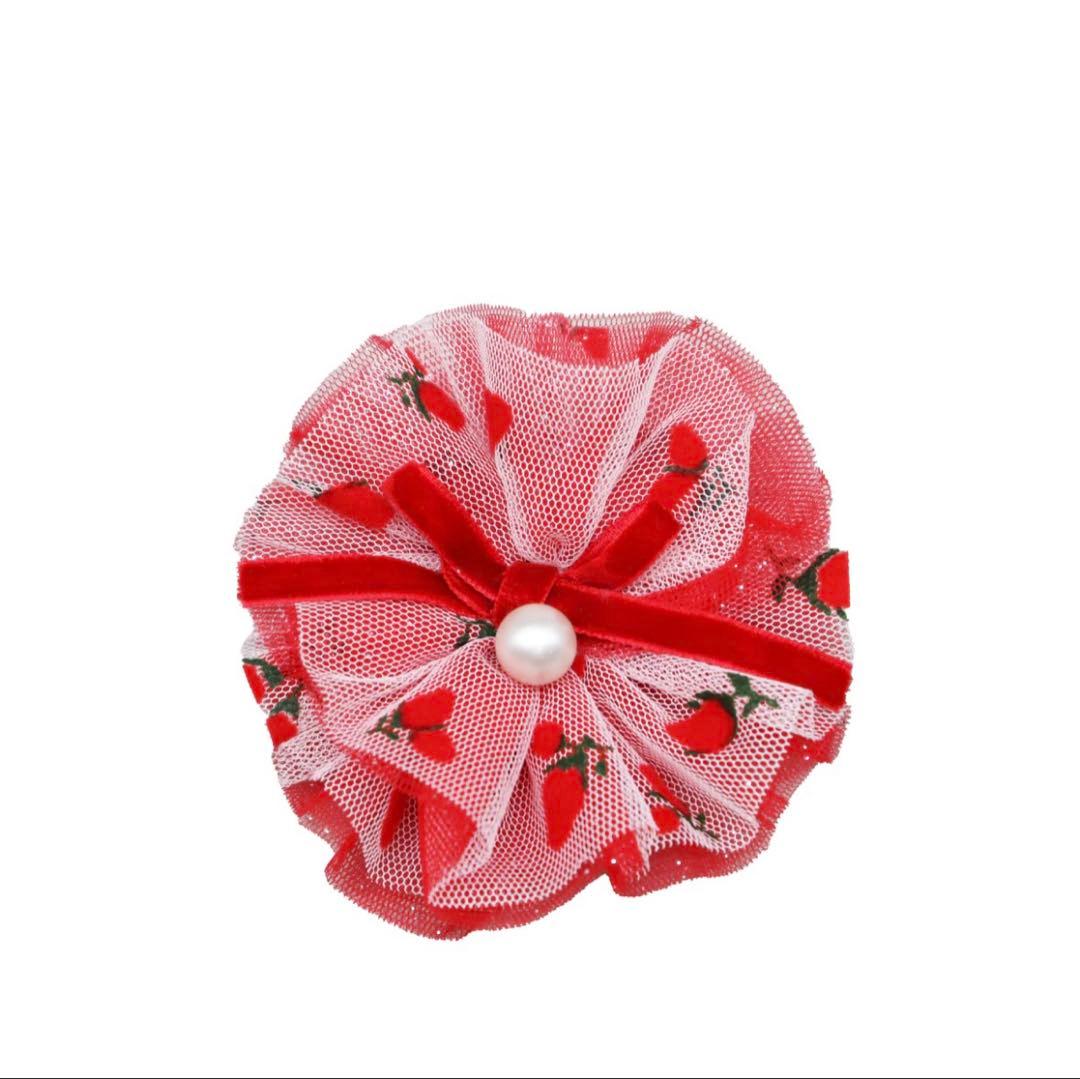 リュクスバーディ　ルージュワンピース バレッタセット