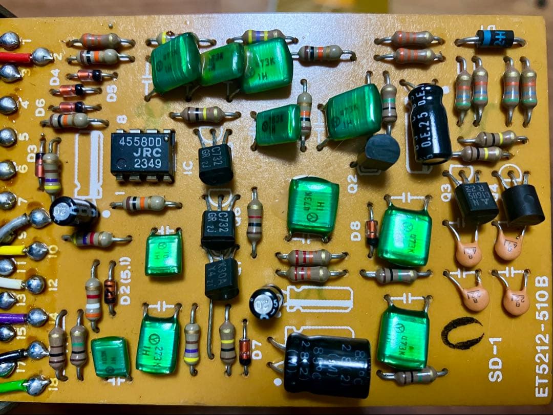 1982年製 BOSS SD-1 JRC4558DD艶あり ACA電源