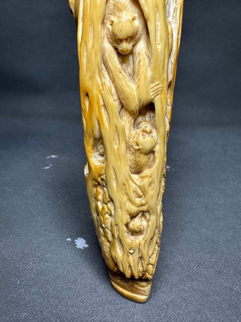 江戸時代　時代　鯨歯風　天然素材　喫煙具　煙管 パイプ　骨董アンティーク