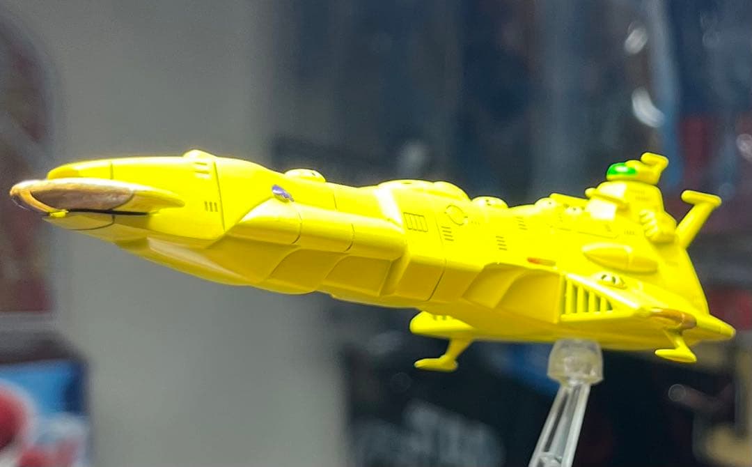 宇宙戦艦ヤマト3 メカコレ完成品　ガルマンガミラス大型戦闘艦