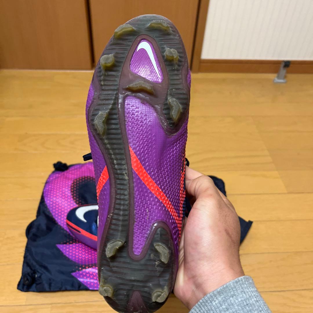 Nike Phantom サッカーシューズ 紫/オレンジ