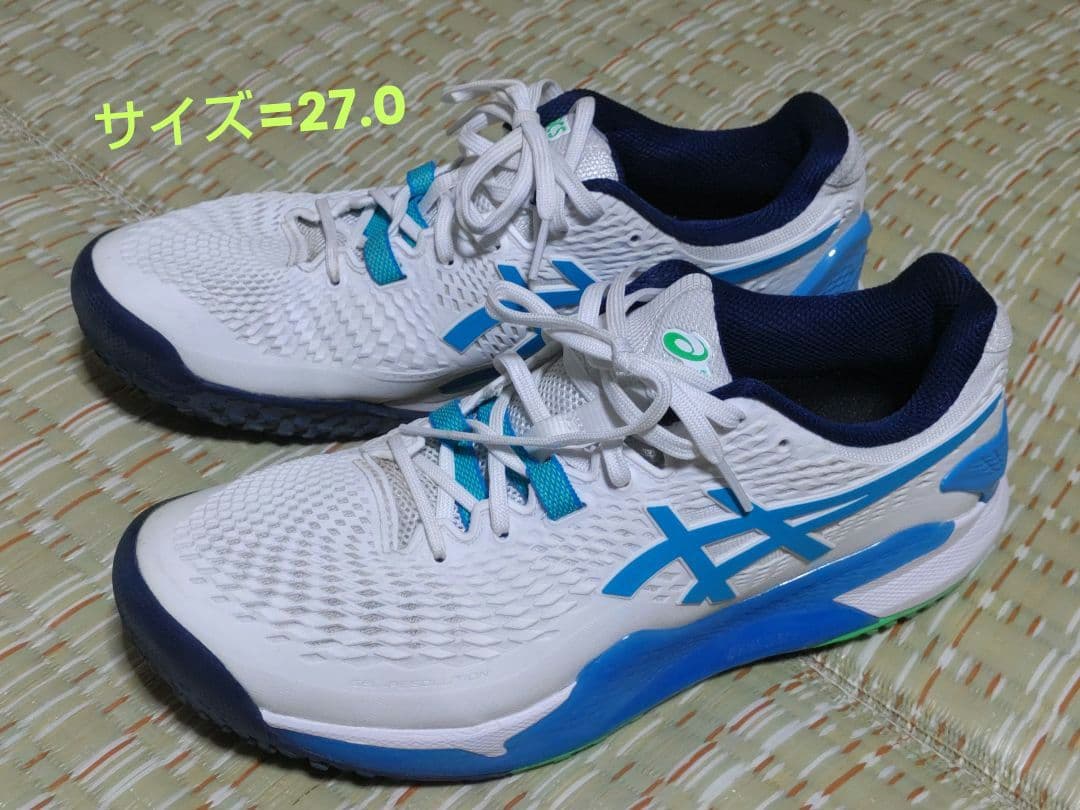 ケ*ト様 アシックス・テニスシューズ 「RESOLUTION9 OC WIDE」