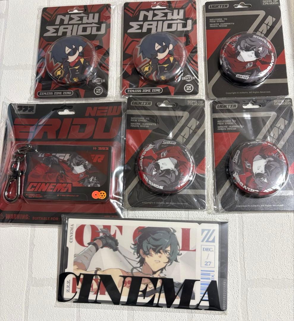 ゼンゼロ ライト グッズ 缶バッジ アクリルキーホルダー カード