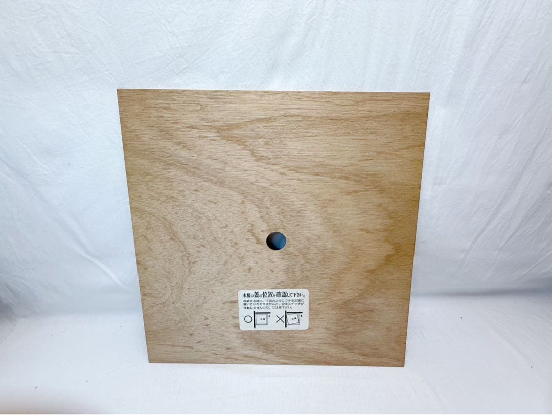 ほぼ未使用 茶道具 野々田式 組み立式 炉壇 L909 炉蓋付 吹漆 炉縁 紙箱