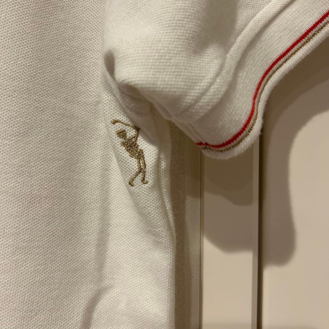 【美品・ほぼ未使用】MARK&LONA ポロシャツ　半袖　白　マークアンドロナ