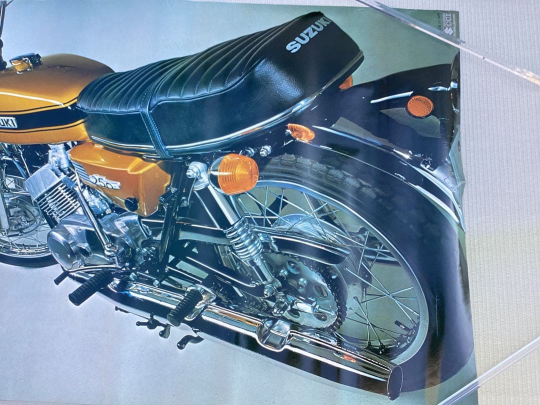SUZUKI GT250 ポスター　オートバイ　ＧＴ ２５０ ＣＣＩ 未使用