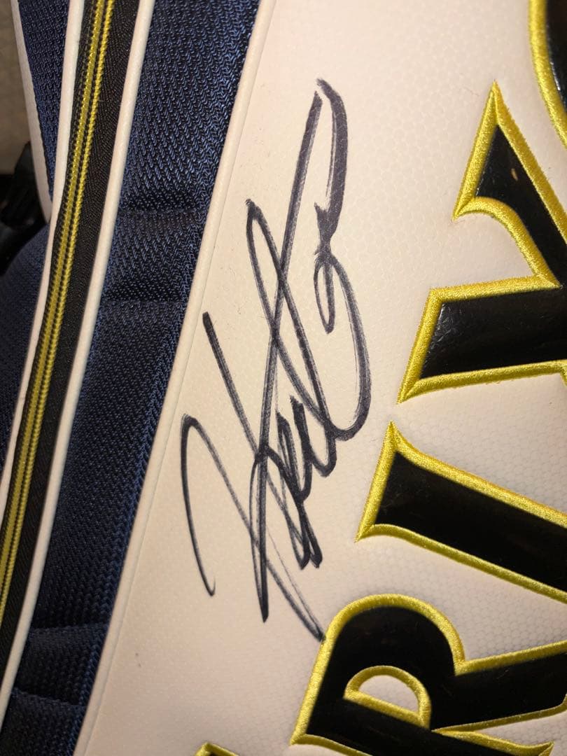 【新品未使用】スリクソン　松山英樹サイン入り　キャディバッグ他3点セット