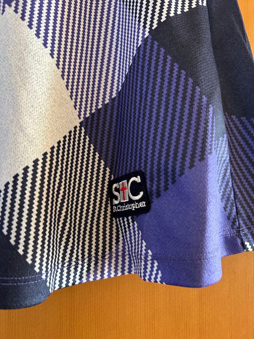 セントクリストファー テニスウェア　紫柄スコート　Lサイズ　新品
