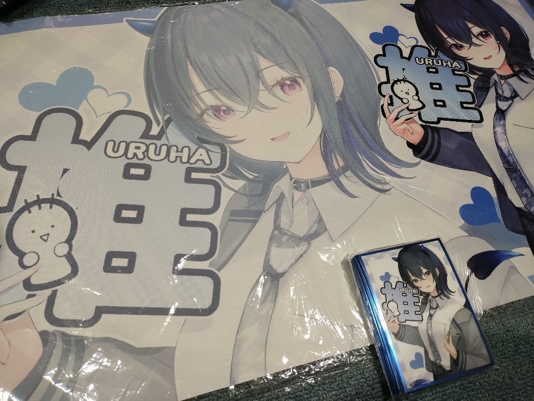 ぶいすぽ 一ノ瀬うるは のせ 推し スリーブ プレマ プレイマット 白詰草