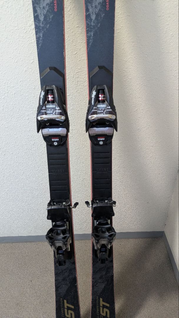OGASAKA TC-ST 165cmスキー板 バインディング、プレート付き