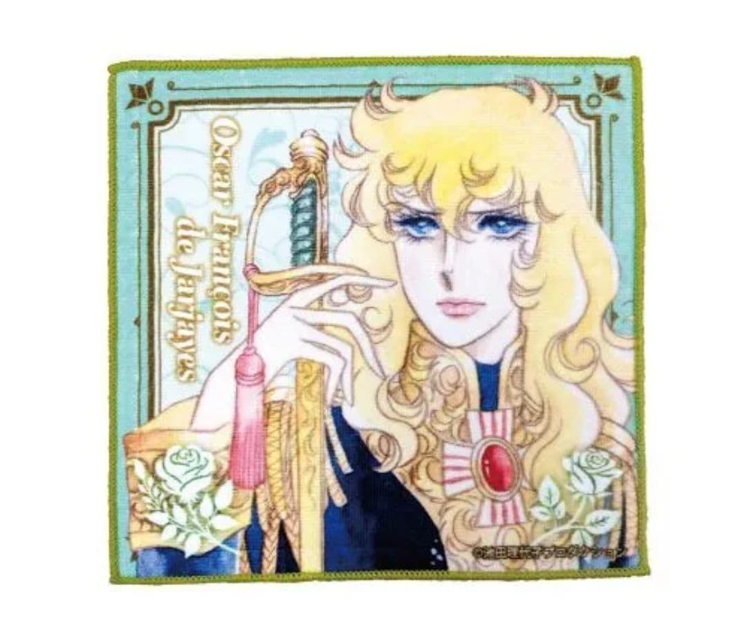 ベルサイユのばら　オスカル&アンドレクッションカバー他グッズ1式まとめ売り８点