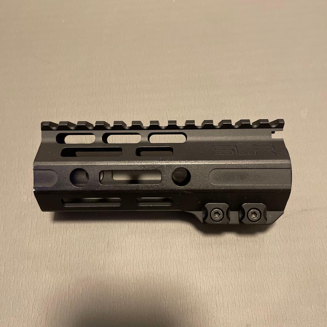 SLRハンドガードブラック5.5 & ハンドストップ、mlokレール