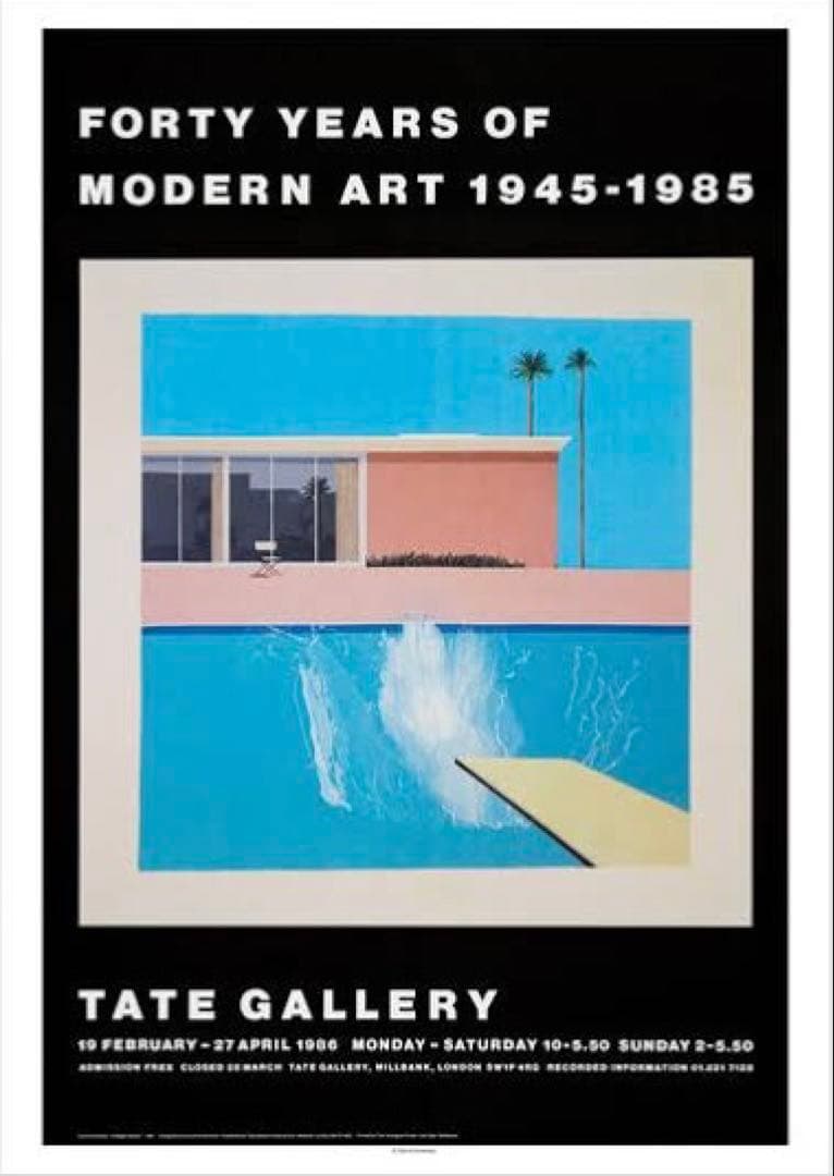 ディビッド・ホックニー David Hockney テートモダン 正規ポスター