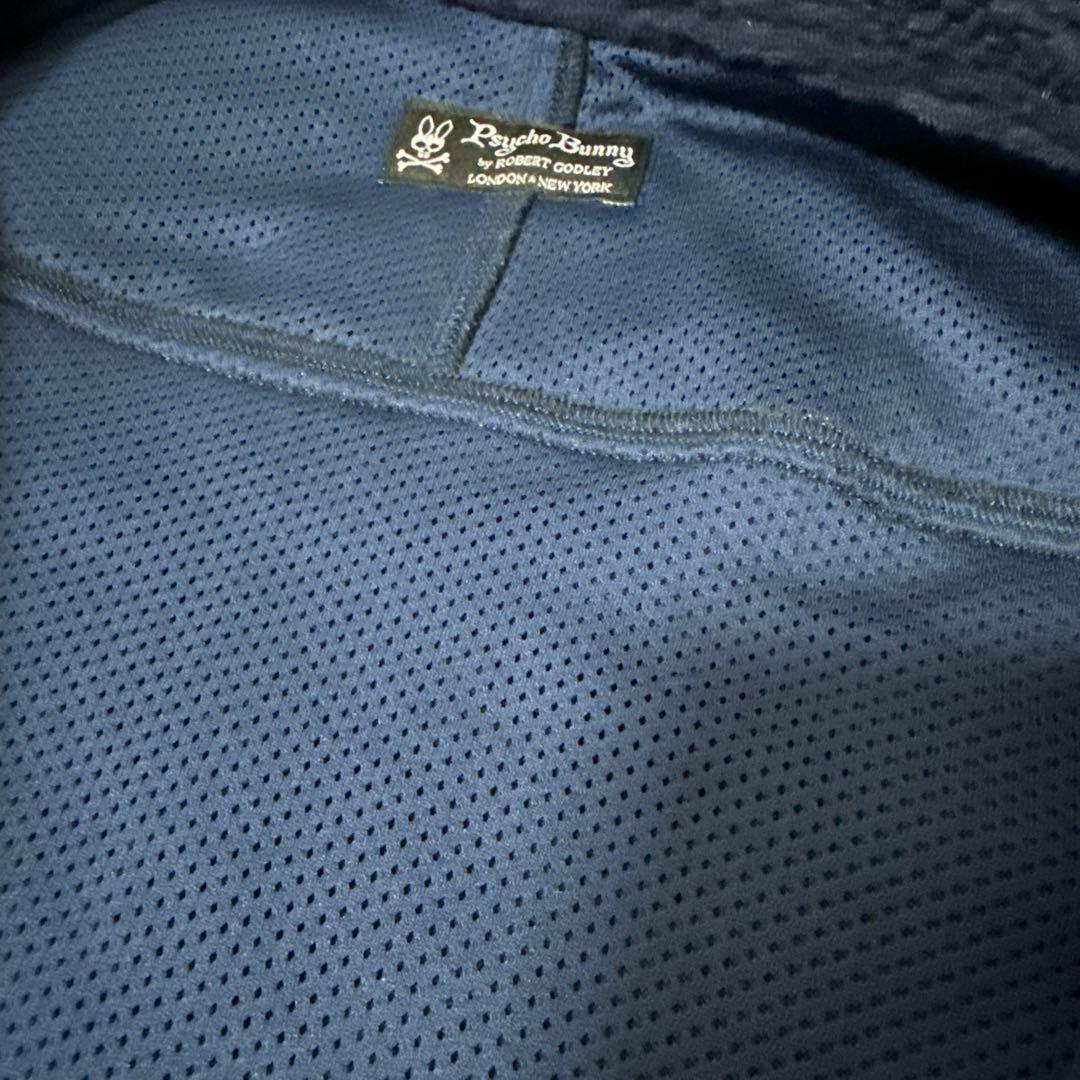 美品★Psycho bunny サイコバニー フリース ジップアップベスト M