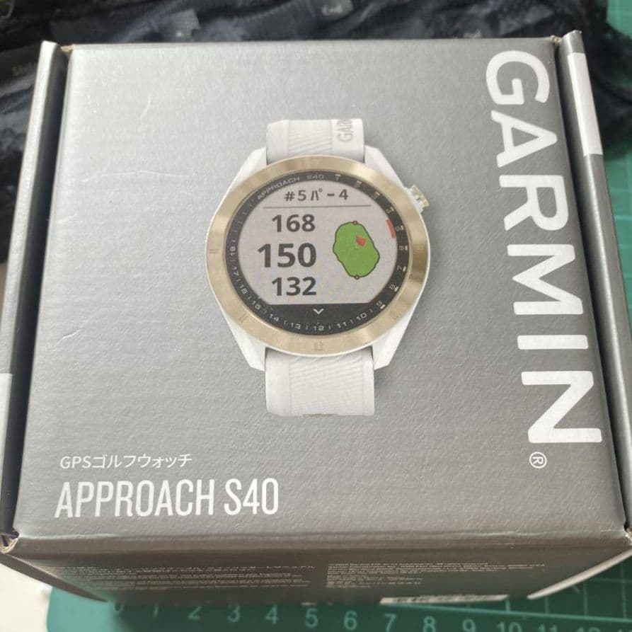 GARMIN APPROACH S40 GPSナビ おしゃれなホワイト！
