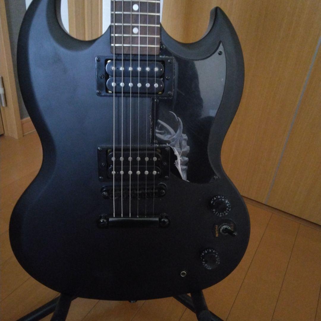 Epiphone SG gothブラックエレキギター