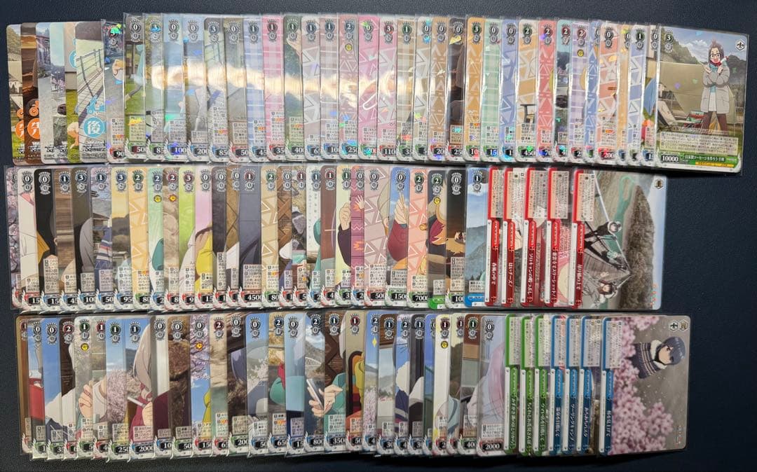 ヴァイスシュヴァルツ　ゆるキャン　RR以下4コン　先攻後攻マーカー付き