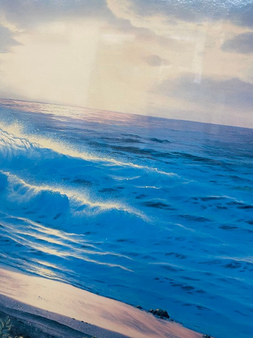 【アールビバンではない】ラッセン 74/100 初期シルクスクリーン絵中サイン